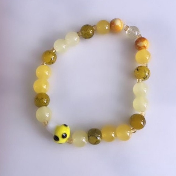 Yellow Mushroom  Bracelet - Picture 1 of 4